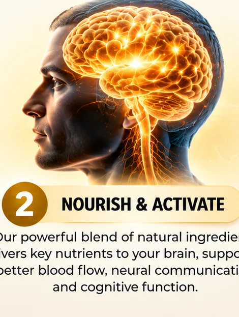 Step 2, nourish and activate with a blend of natural ingredients